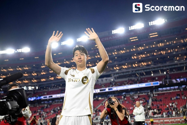 손흥민, 경기 시작 52초 만에 MLS 2호 골... LAFC 4-2 승리